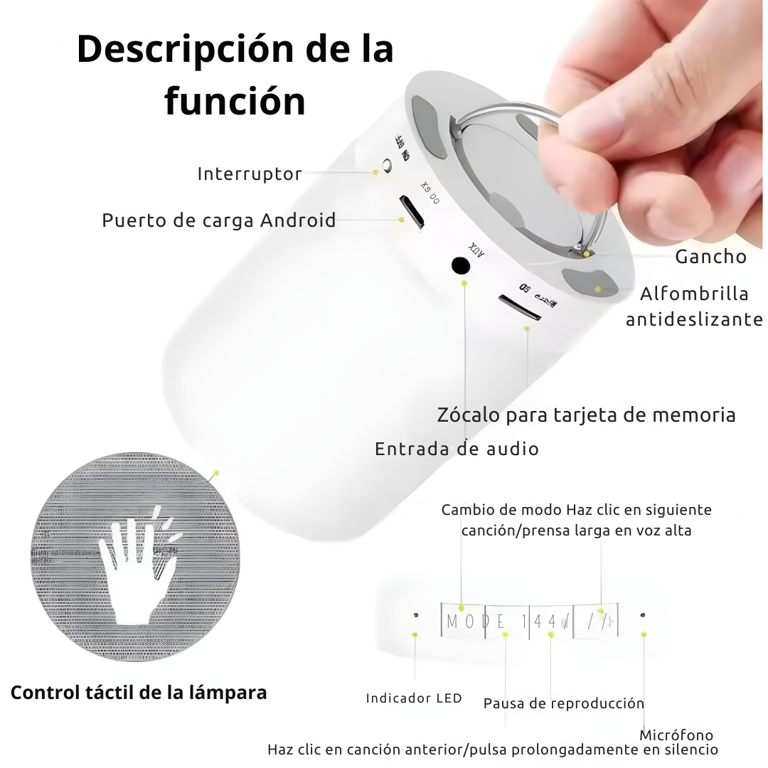 Lámpara Musical LED